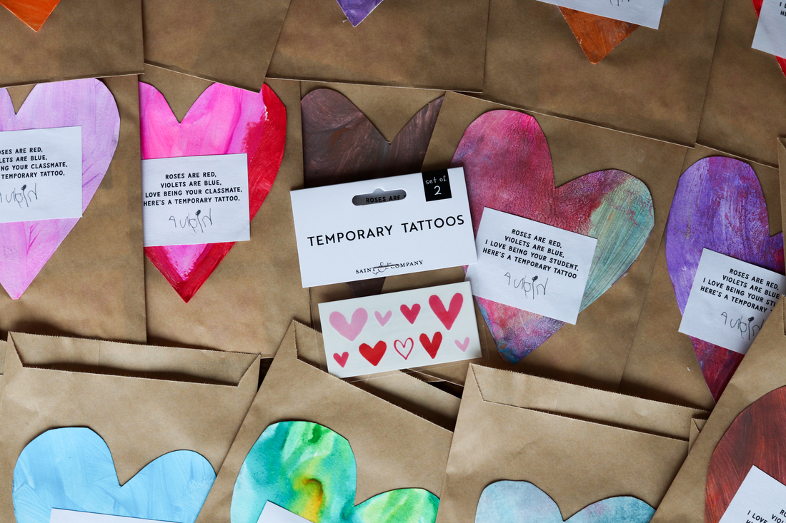 DIY Classroom Valentines: A Fun and Easy Craft with Temporary Tattoos