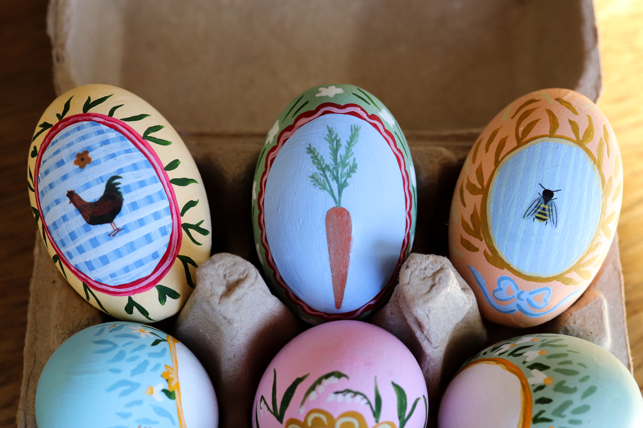 Easter Egg Decorating with Temporary Tattoos