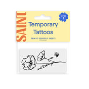 August - Poppy Temporary Tattoos
