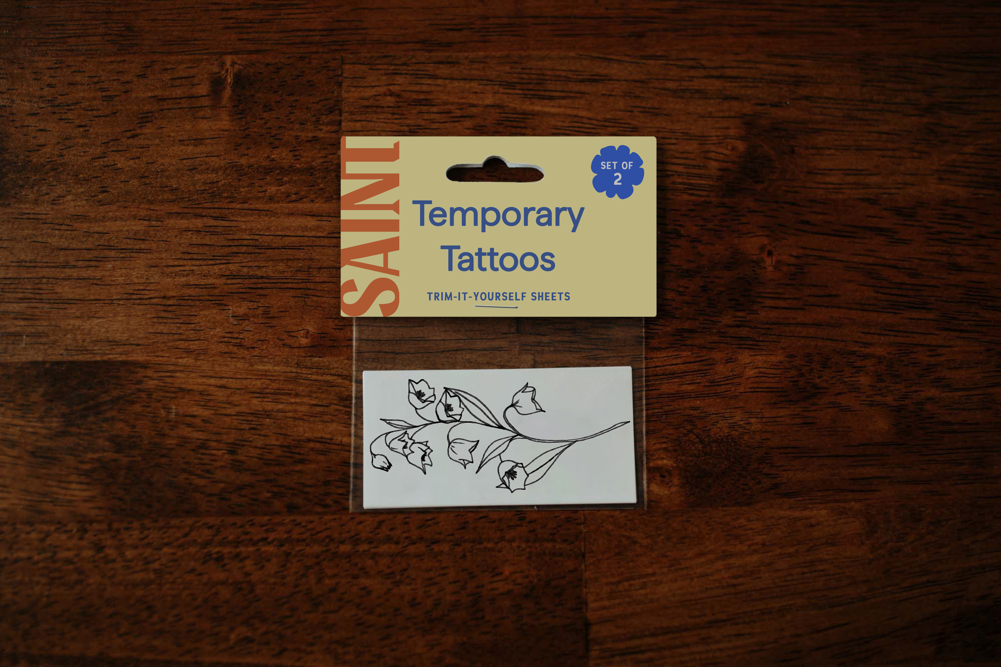 May - Lily of the Valley Temporary Tattoos