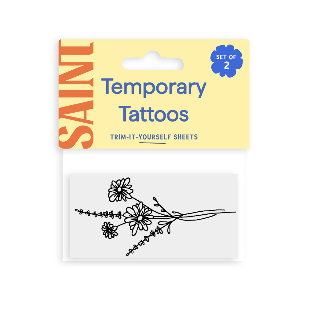 Daisy Temporary Tattoos