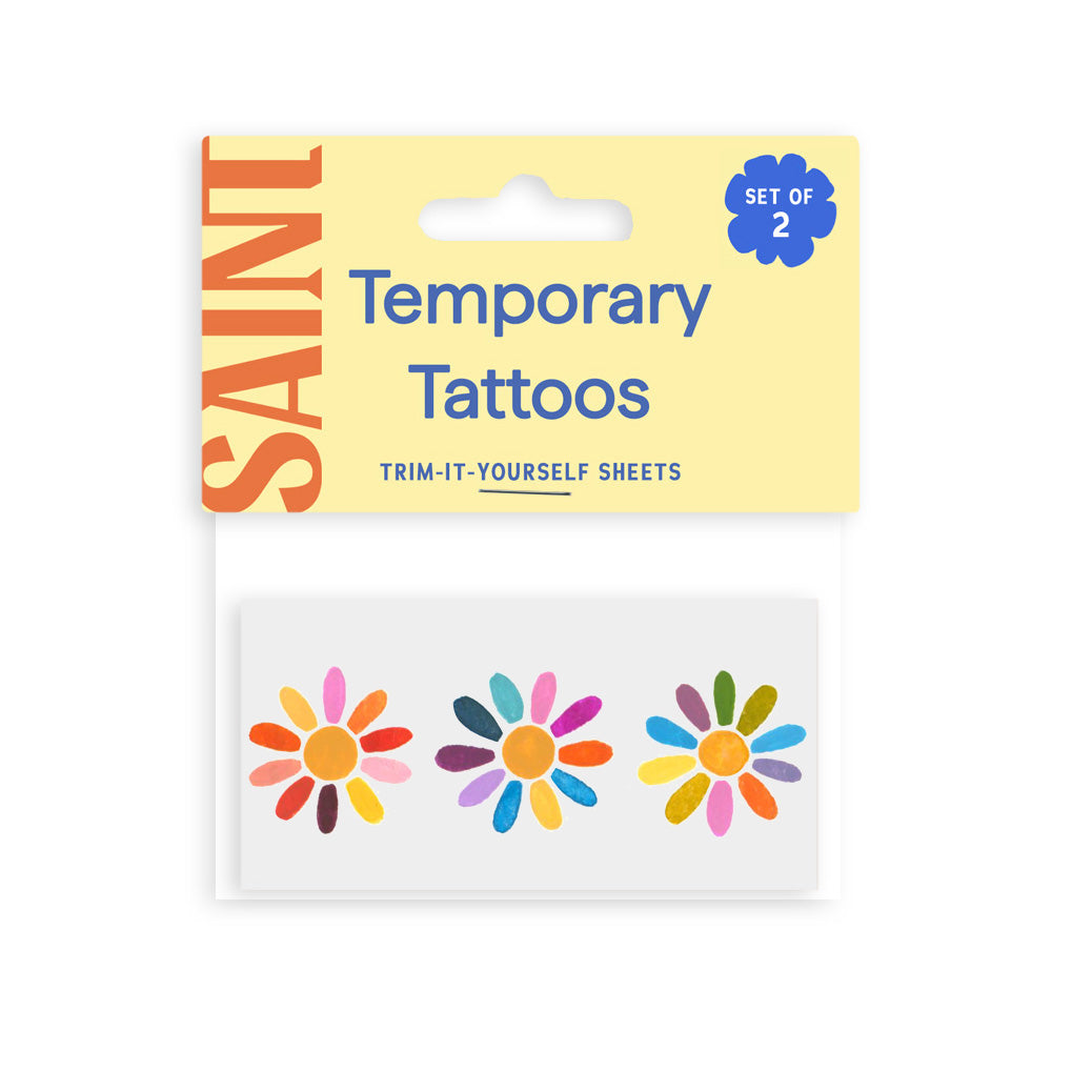 Flower Power Temporary Tattoos