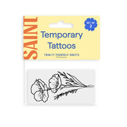 Golden Poppy Temporary Tattoos