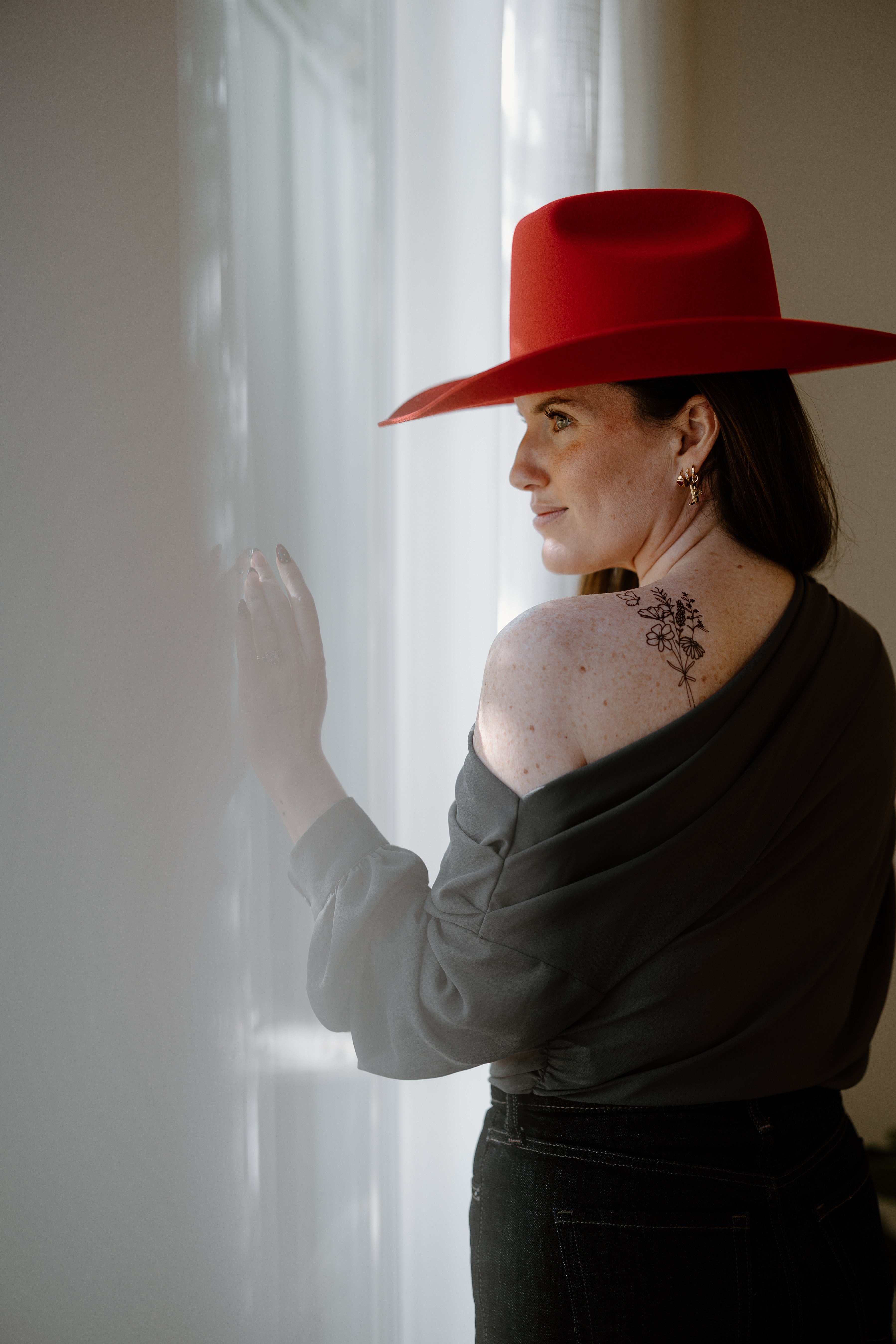 Butterfly Floral Temporary Tattoos