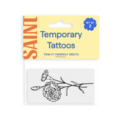 January - Carnation Temporary Tattoos