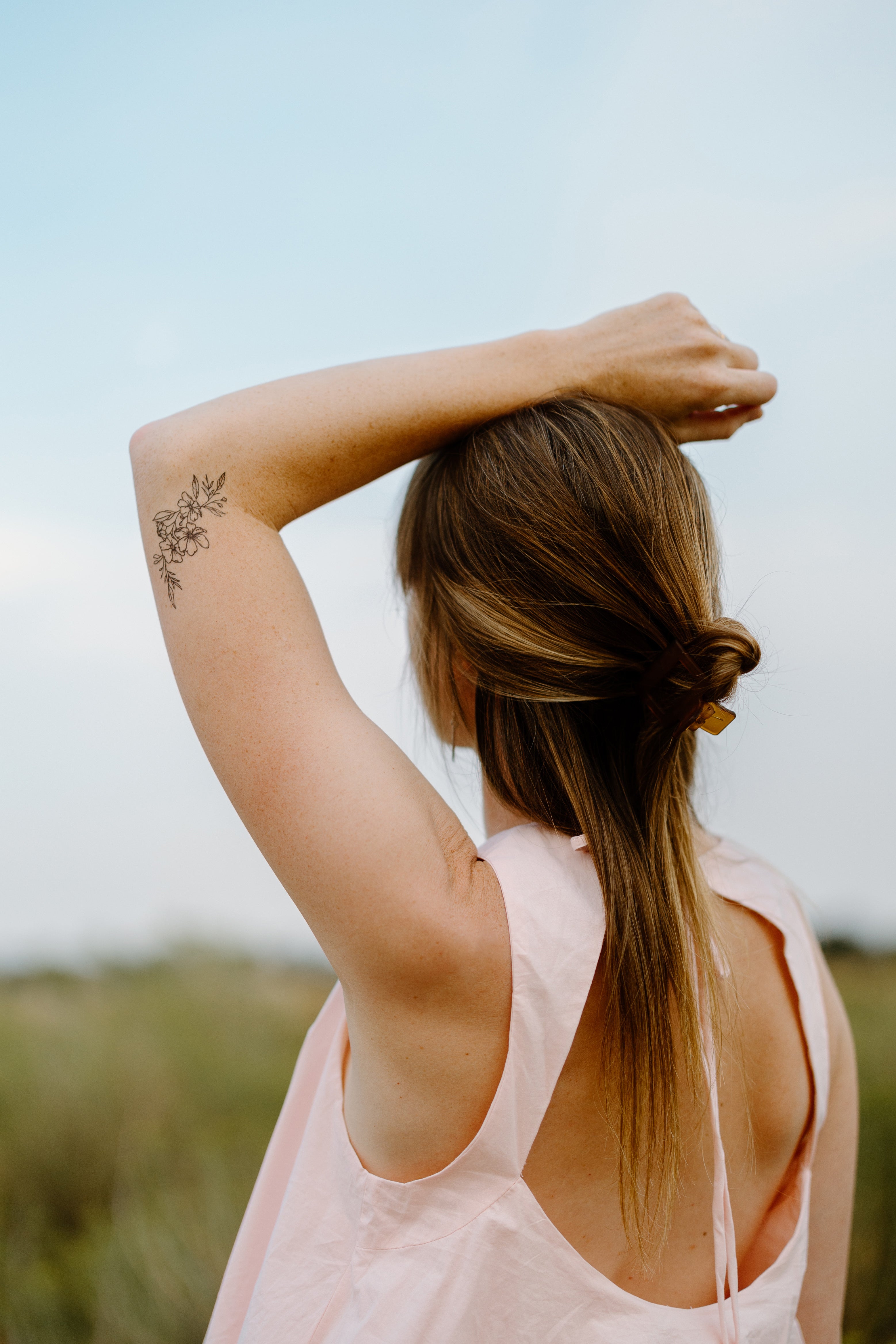 Poppy Bouquet Temporary Tattoos