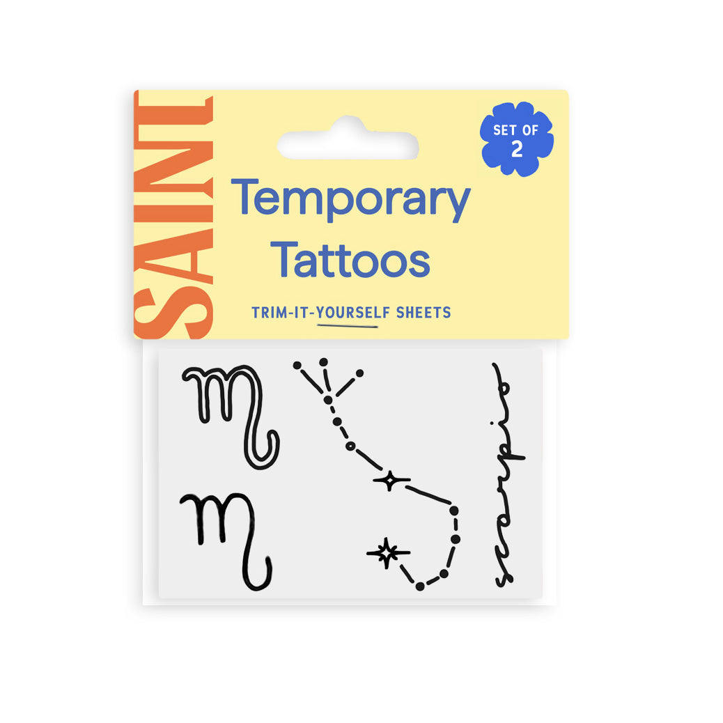 Scorpio Temporary Tattoos