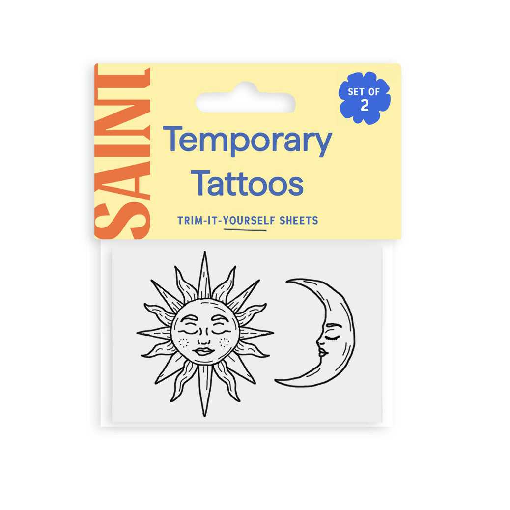 Sun + Moon Temporary Tattoo