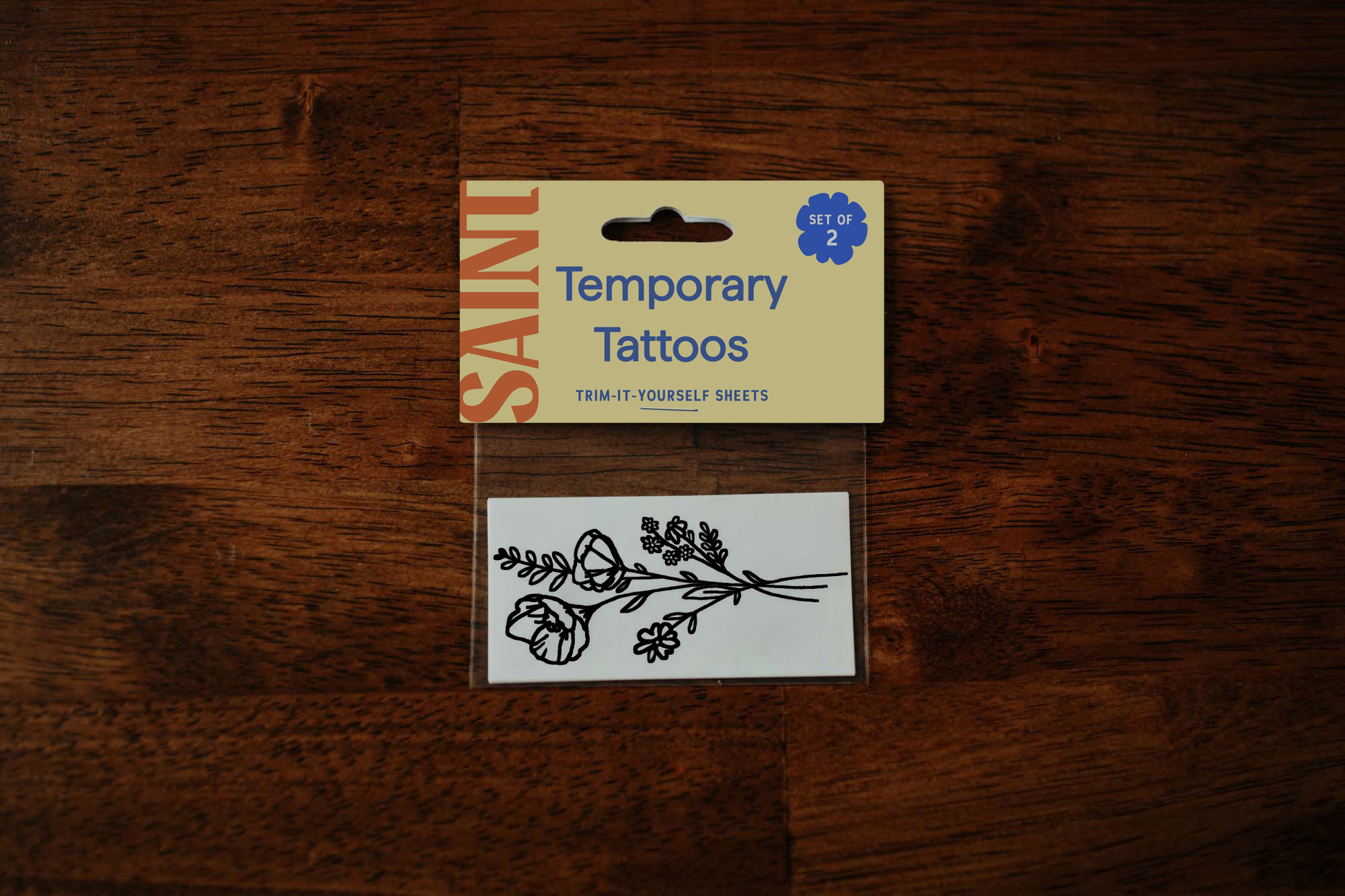 Wildflowers Temporary Tattoos