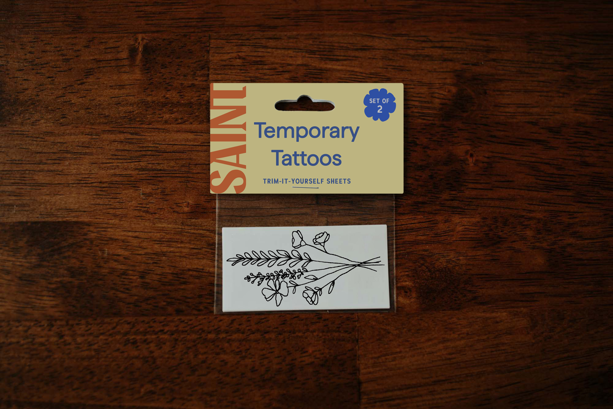 Mountainside Florals Temporary Tattoos