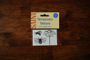 Coneflower + Honeybees Temporary Tattoos