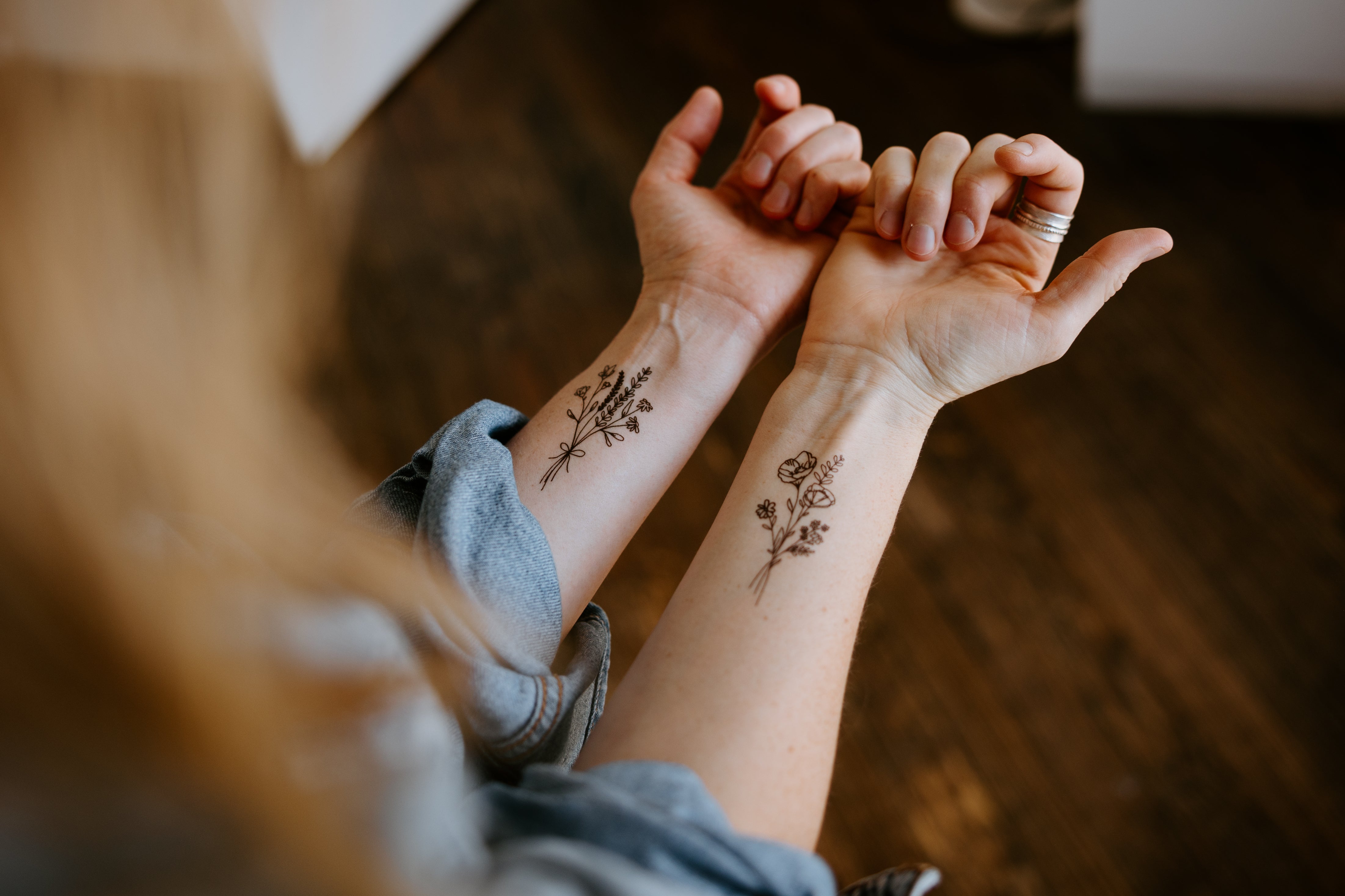 Garden Stems Temporary Tattoos