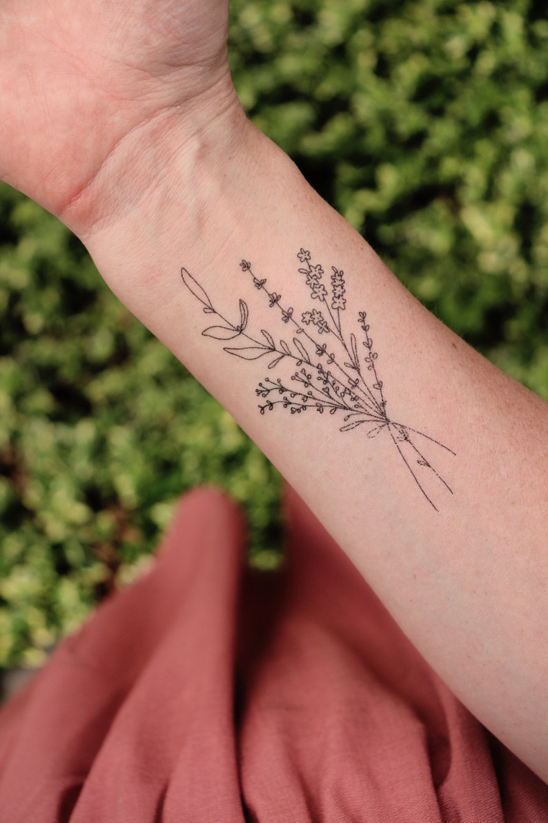 Handpicked Florals Temporary Tattoos
