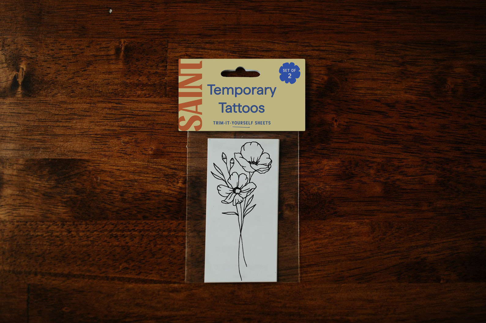 Poppy Field Temporary Tattoos