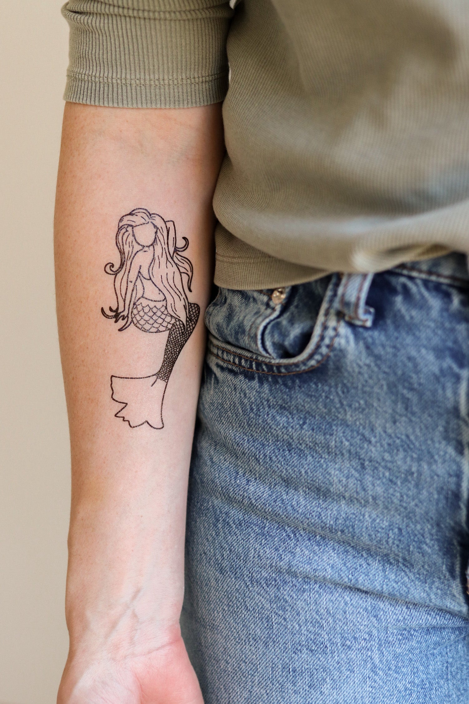 Mermaid Temporary Tattoos