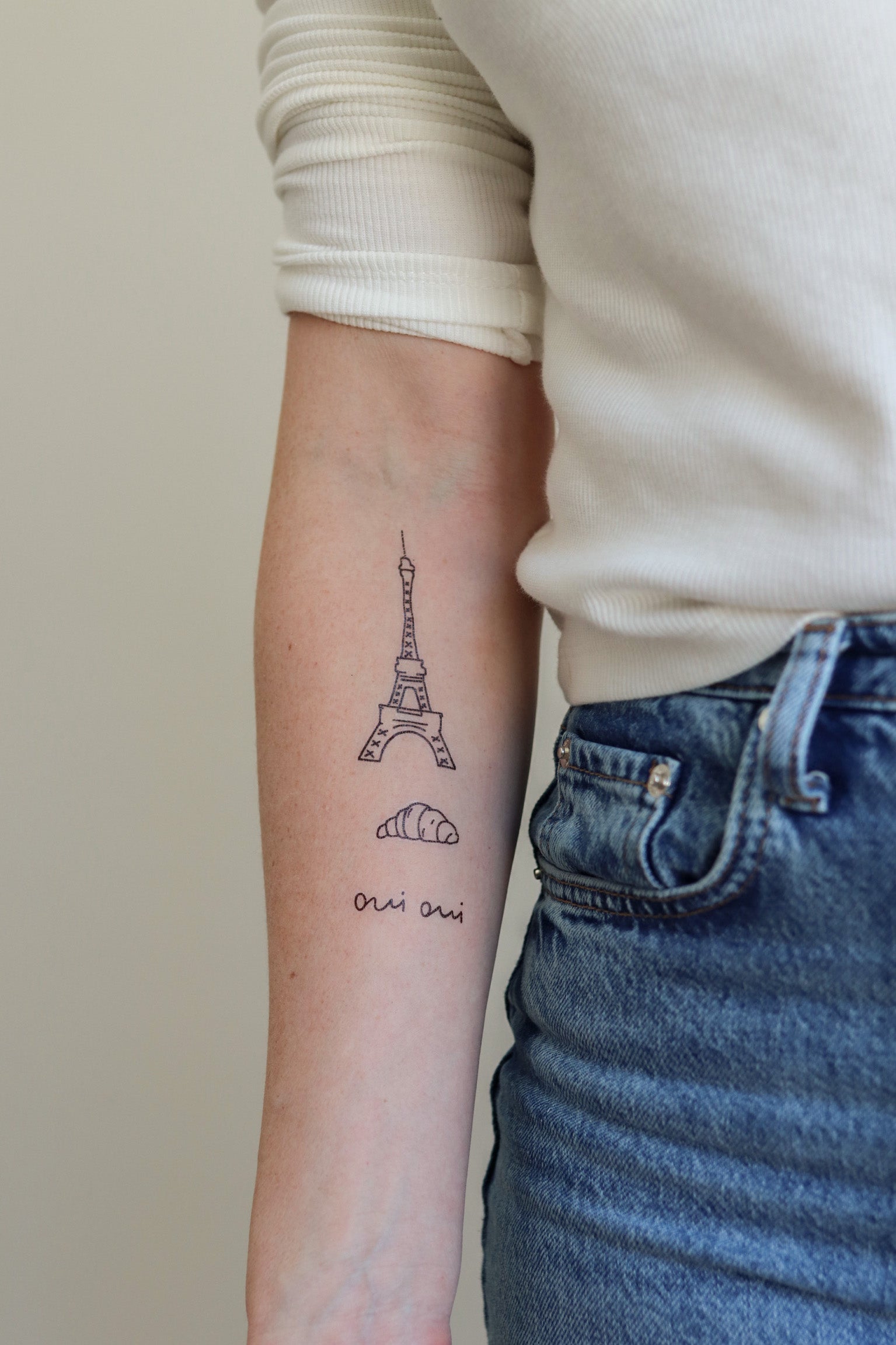 Oui Oui Paris Temporary Tattoos