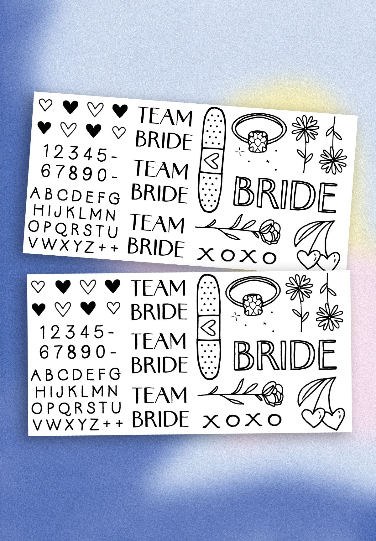 Bachelorette Party Tat Pack