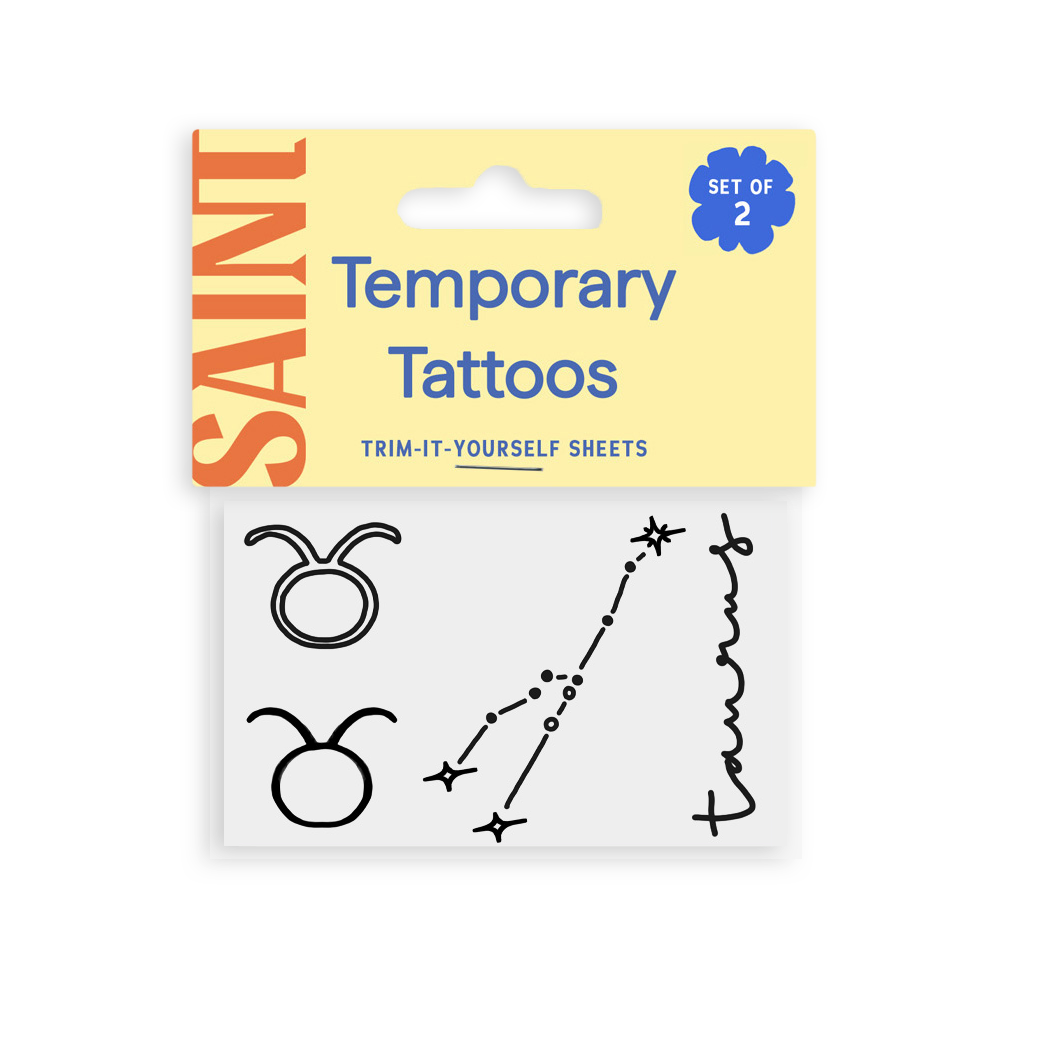 Taurus Temporary Tattoos
