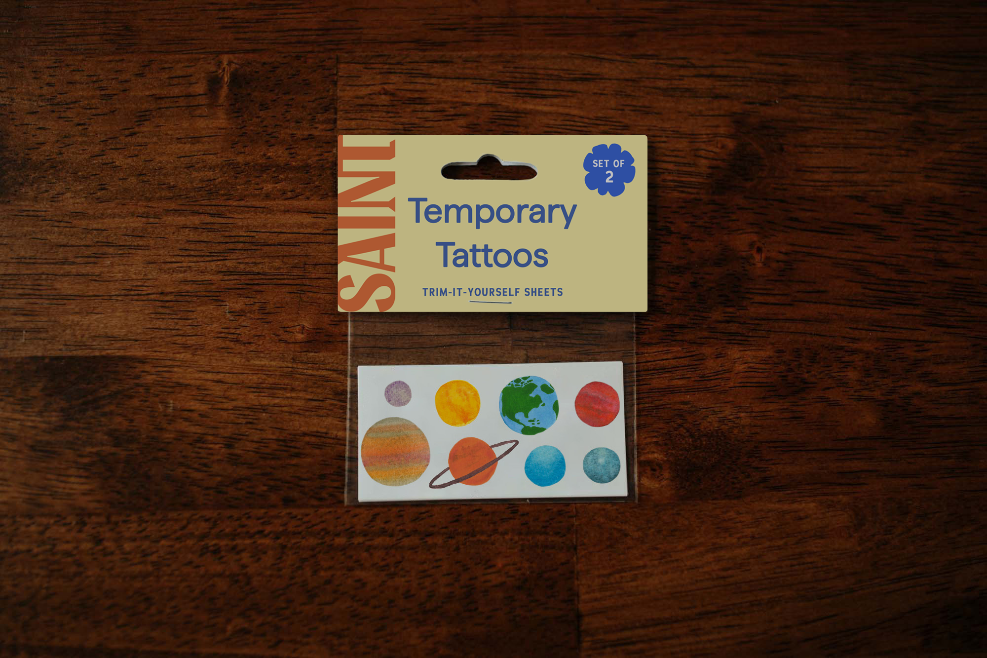 Outer Space Temporary Tattoos