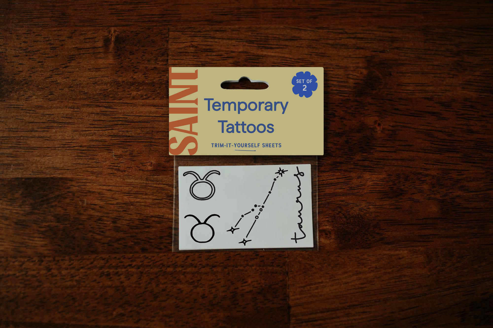 Taurus Temporary Tattoos