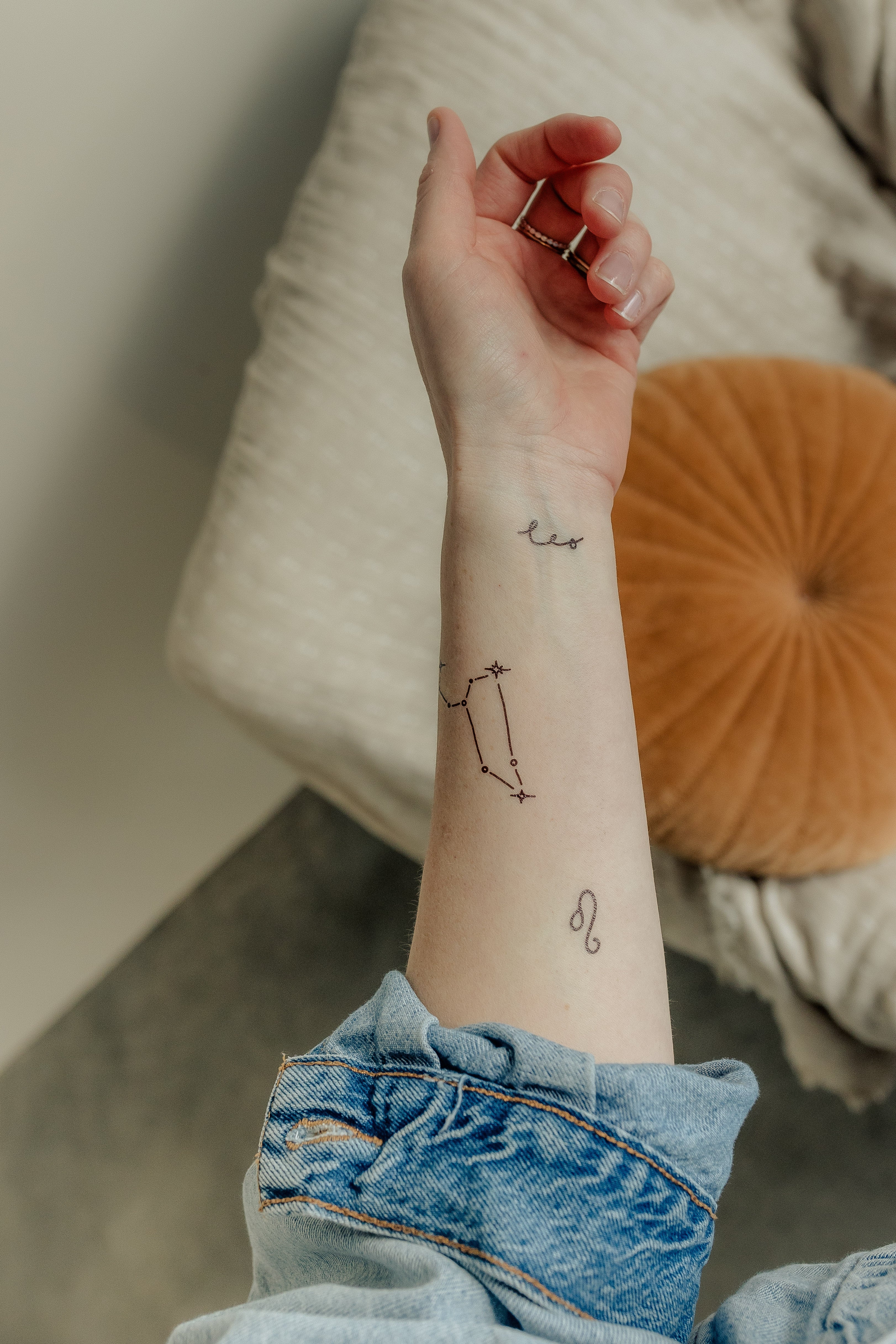 Leo Temporary Tattoos