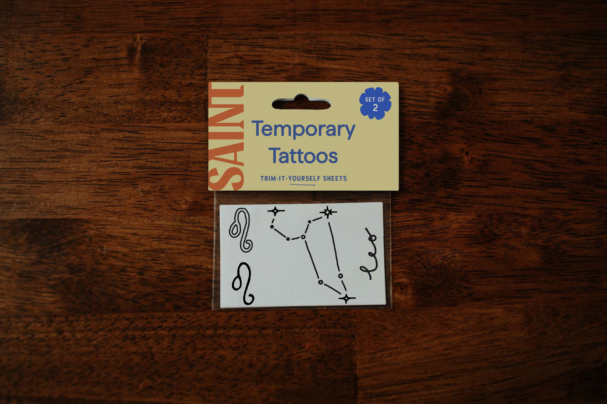 Leo Temporary Tattoos