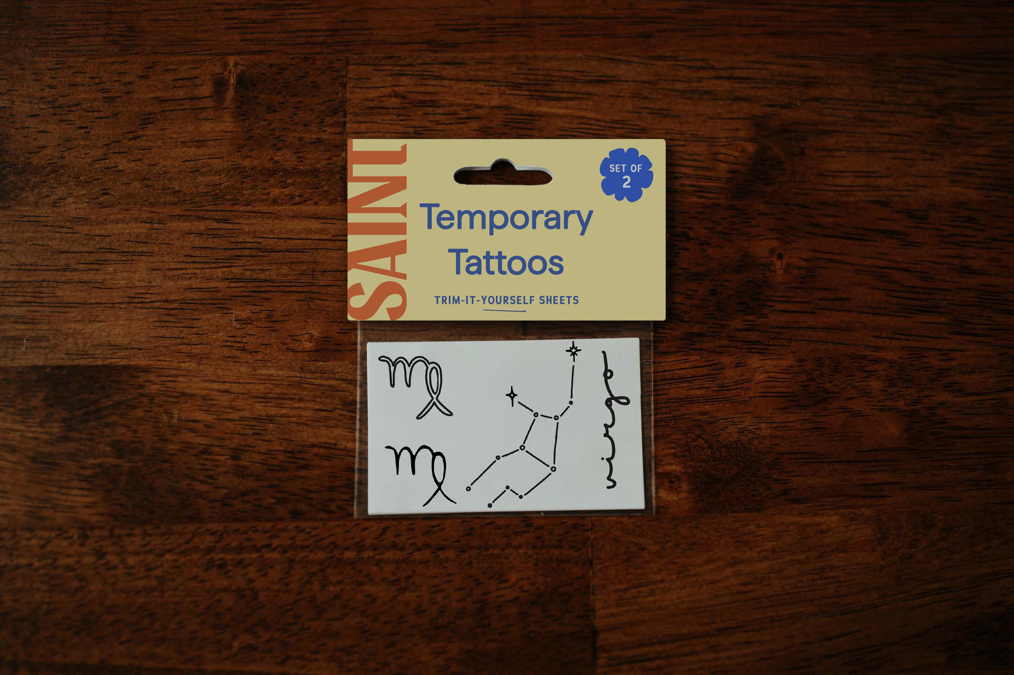 Virgo Temporary Tattoos