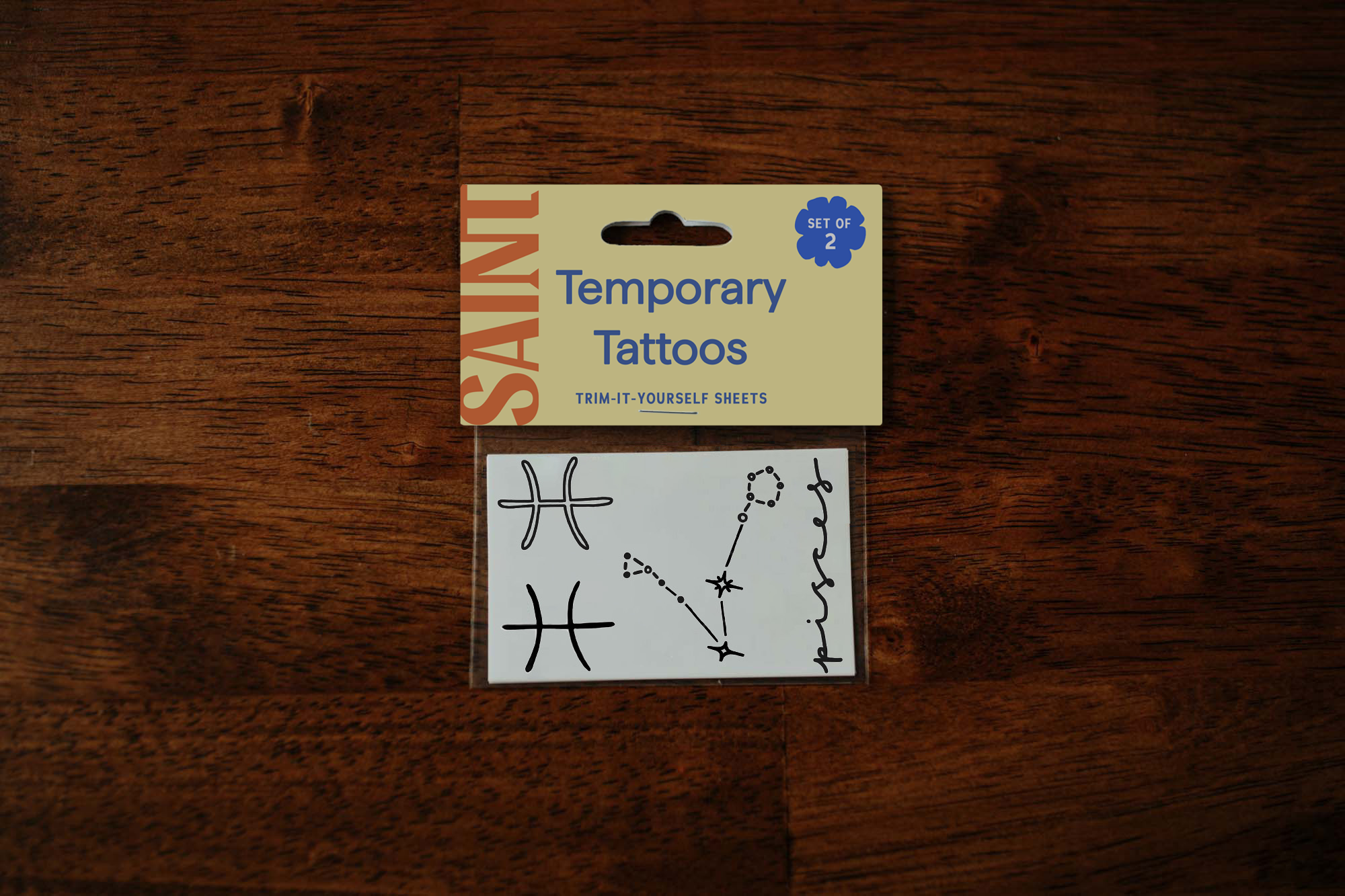 Pisces Temporary Tattoos